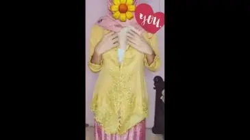 Live Ukhti Kebaya Hijab Pink Menggoda Viral Terbaru